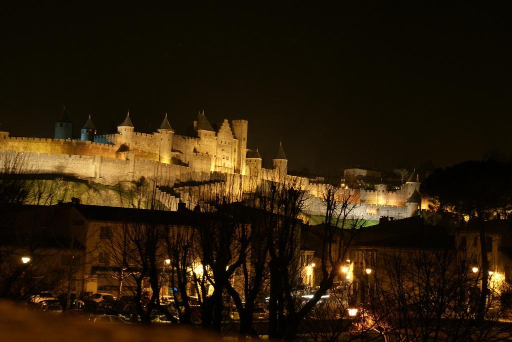 Chambres D'Hotes Les Palmiers De La Cite Carcassonne Eksteriør bilde